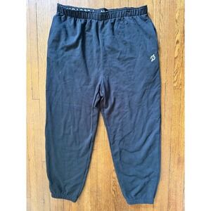 Peloton Tape Gym Sweatpants Mens XL Black Cotton Joggers 100% Cotton